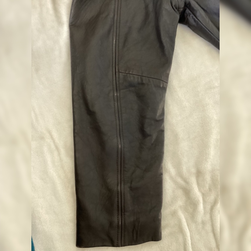 Calvin Klein Genuine Leather Men’sJacket XL • Brownish Black • Classic Zip Front - Picture 11 of 15